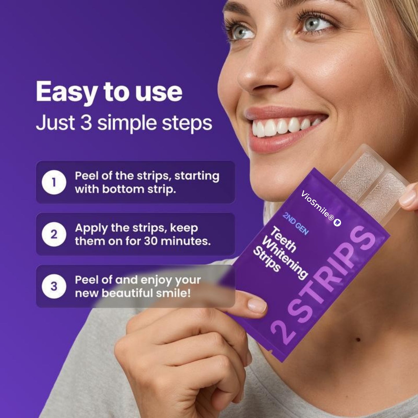 VioSmile® Purple Whitening Strips